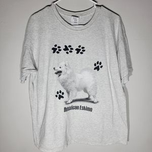 🐶Y2K AMERICAN ESKIMO DOG T🐶